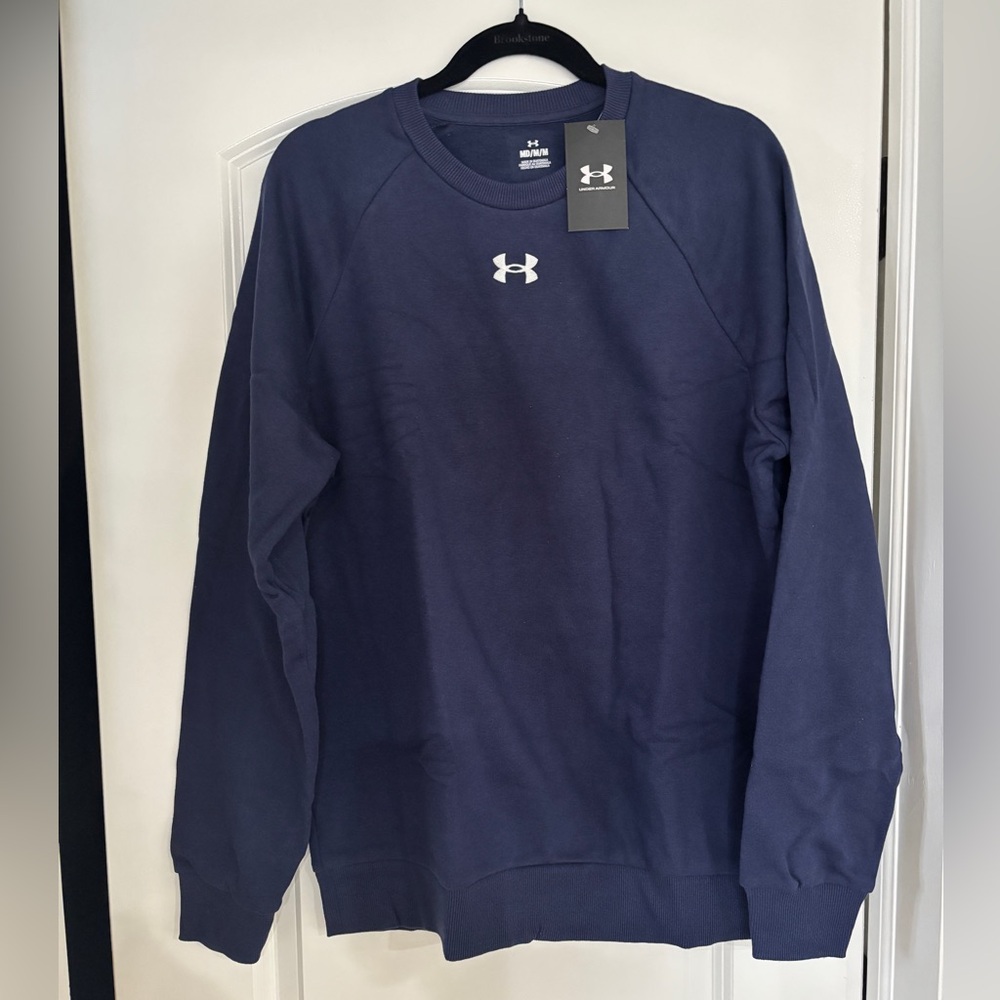 Under Armour Men's Dark Blue Crewneck Sweater Brand New